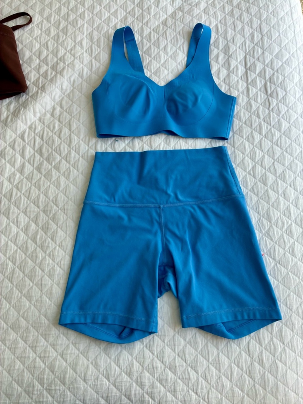 lululemon athletica pool party Bra, Tank, Shorts & Leggings Pilates set! - Picture 14 of 15
